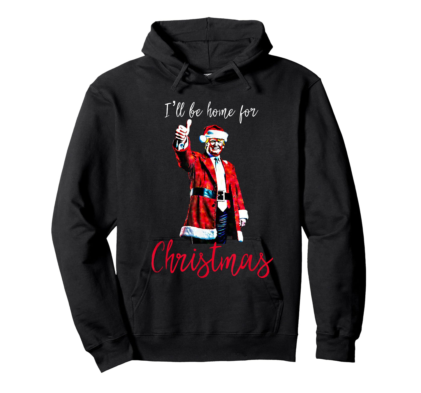 Trump I'll Be Home For Christmas T-Shirt