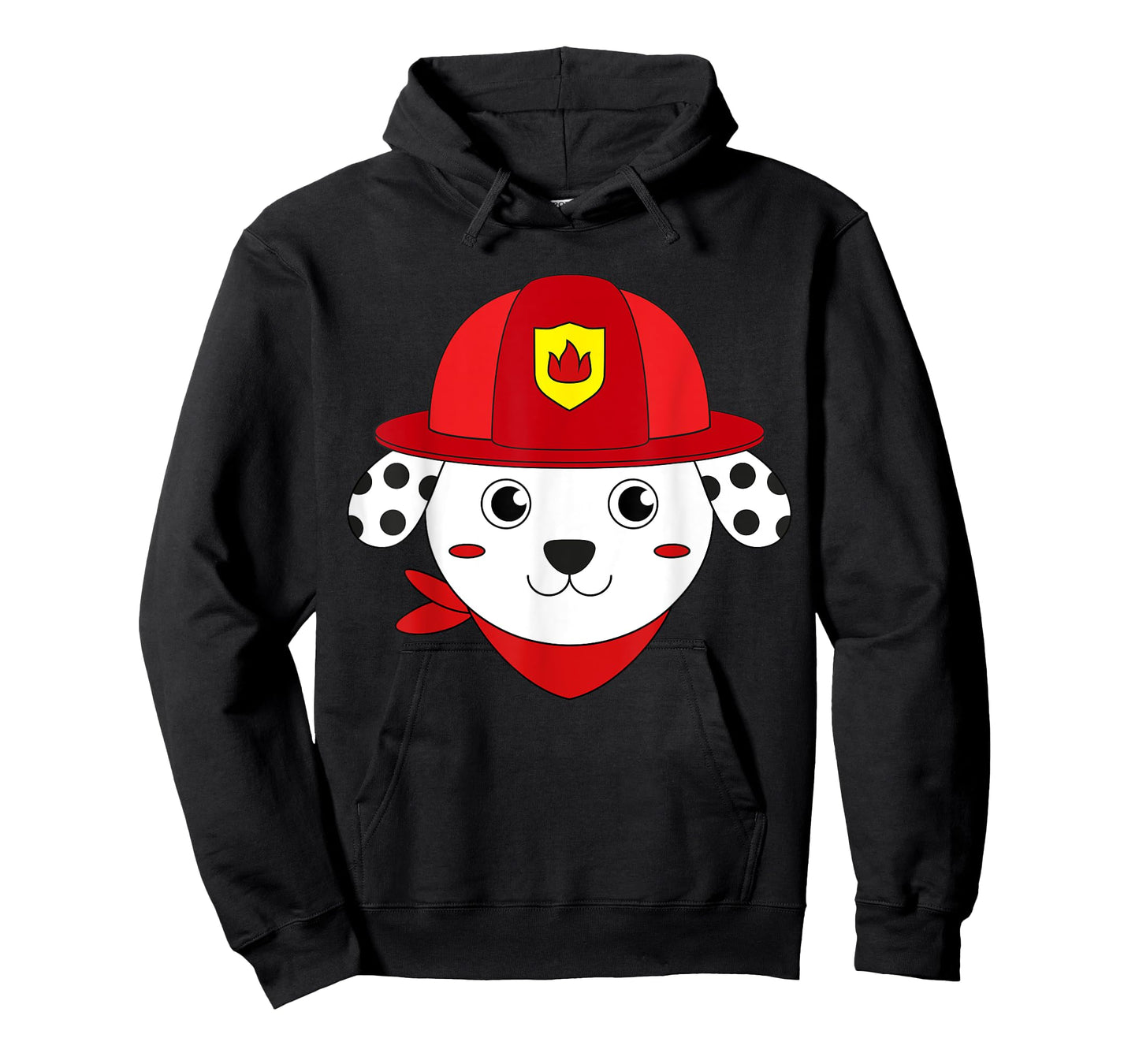 Firefighter Dog Dalmatian Fire Safety Week Fireman Hero T-Shirt