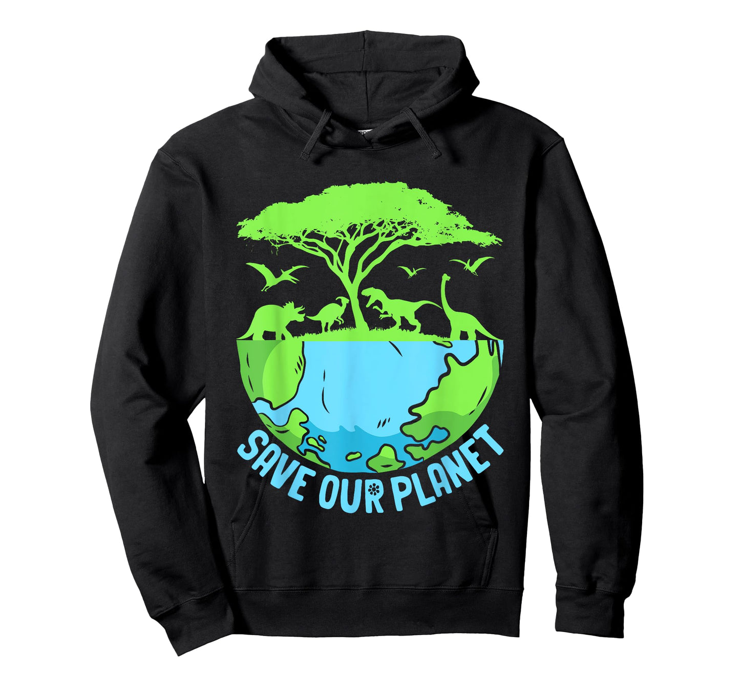 Green Save Our Planet Environmental Earth Day Boys Kids T-Shirt