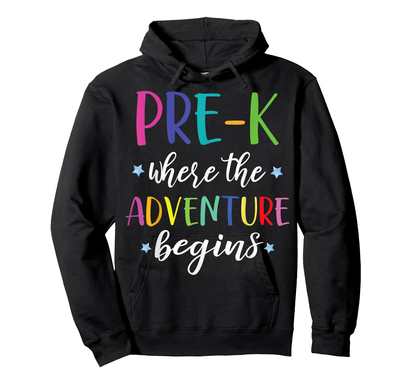 Pre-K Teacher Adventure Begins First Day Preschool Teachers T-Shirt Small