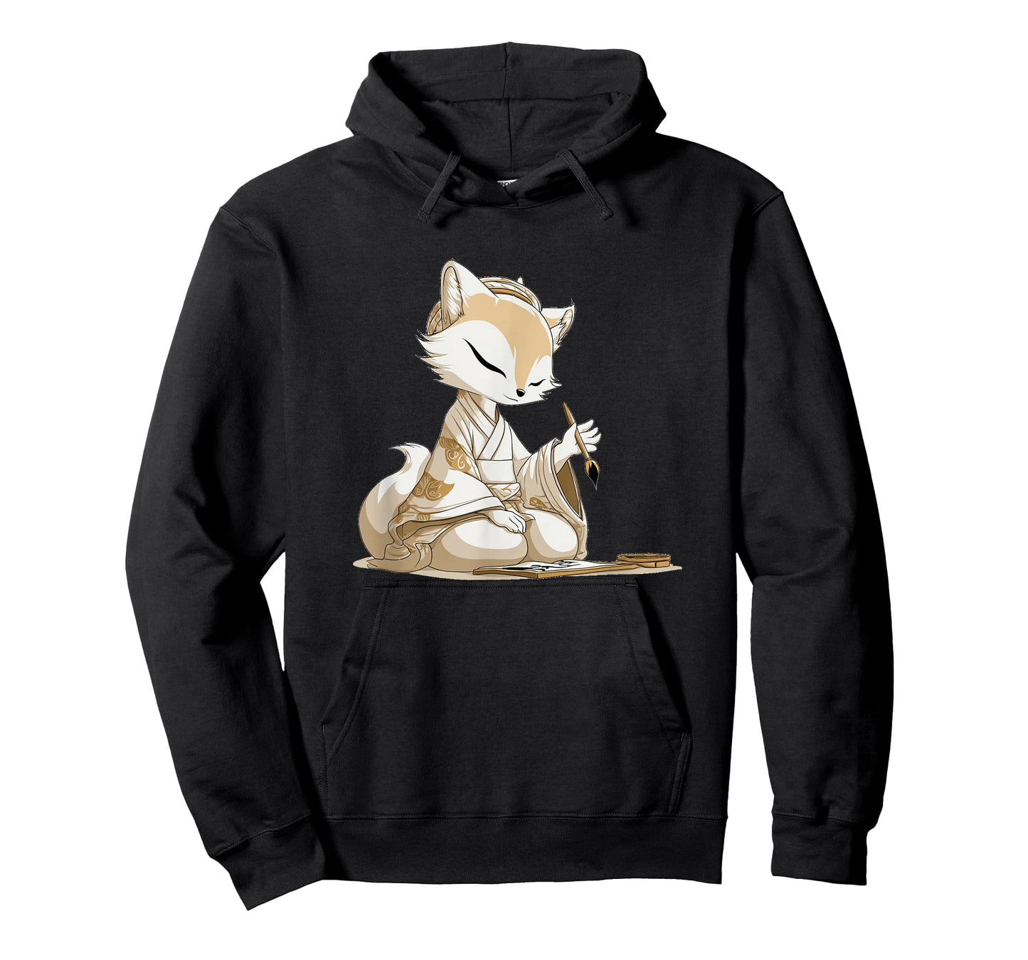 Nice Japan Kitsune Costume for Calligraphy Lovers T-Shirt