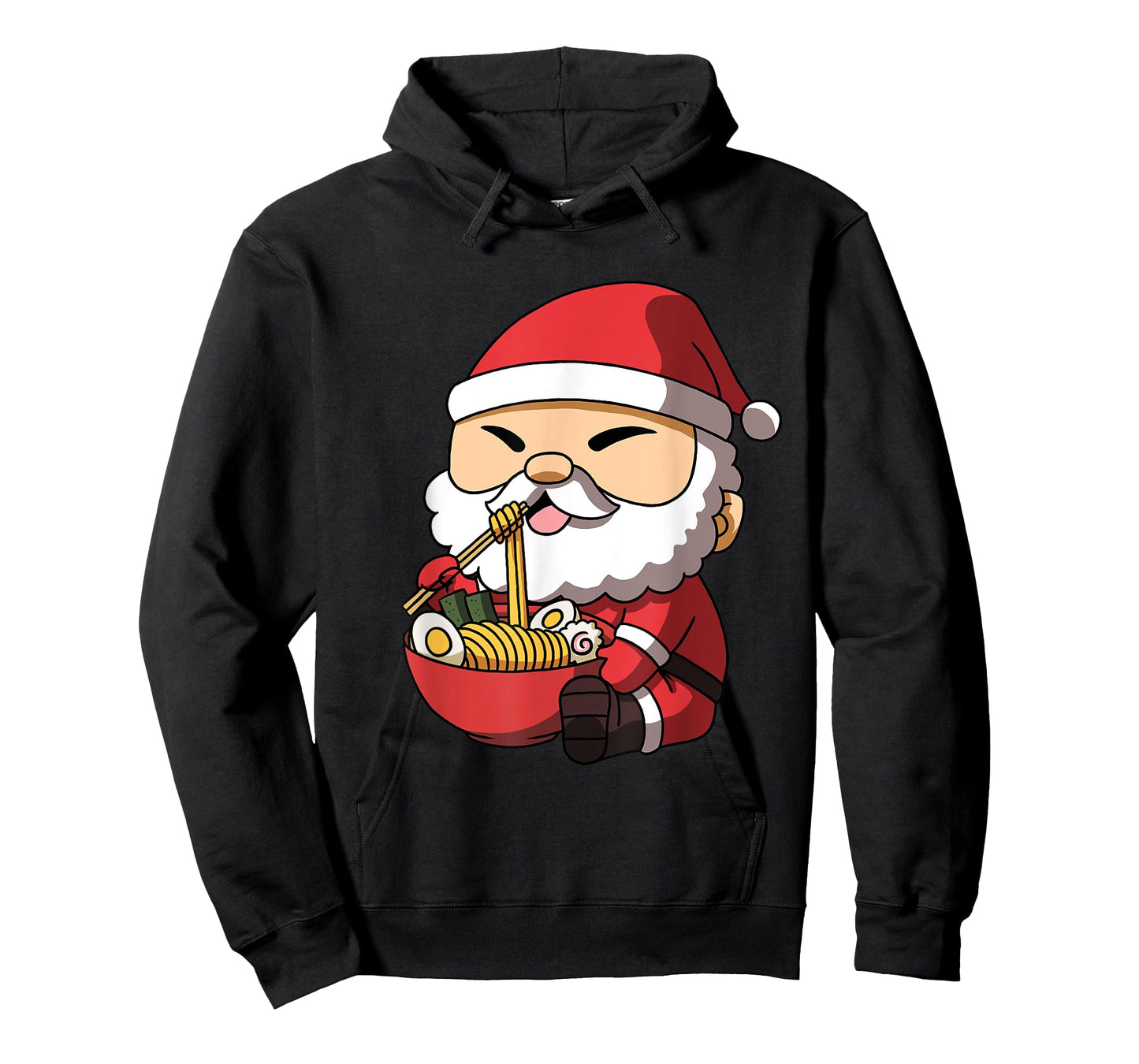 Kawaii Anime Christmas Santa Claus Japanese Ramen T-Shirt