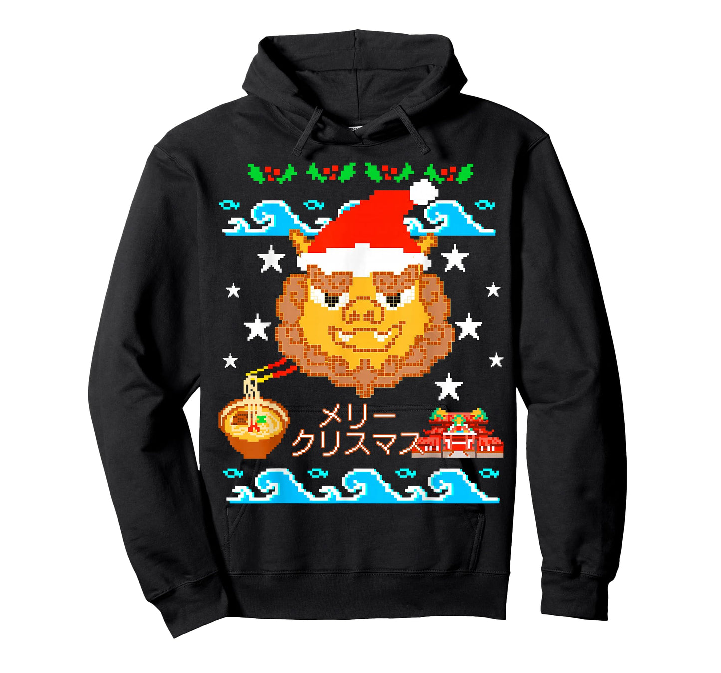 Shisa Dogs Ugly Christmas sweater Okinawa Japan Party Gift T-Shirt