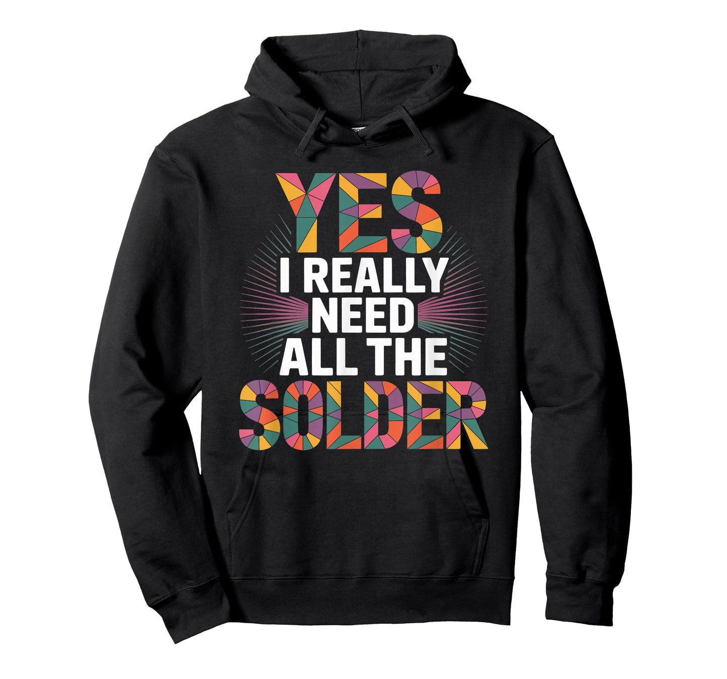 Yes I Really Need All The Solder, Stained Glass Mosaic Art T-Shirt