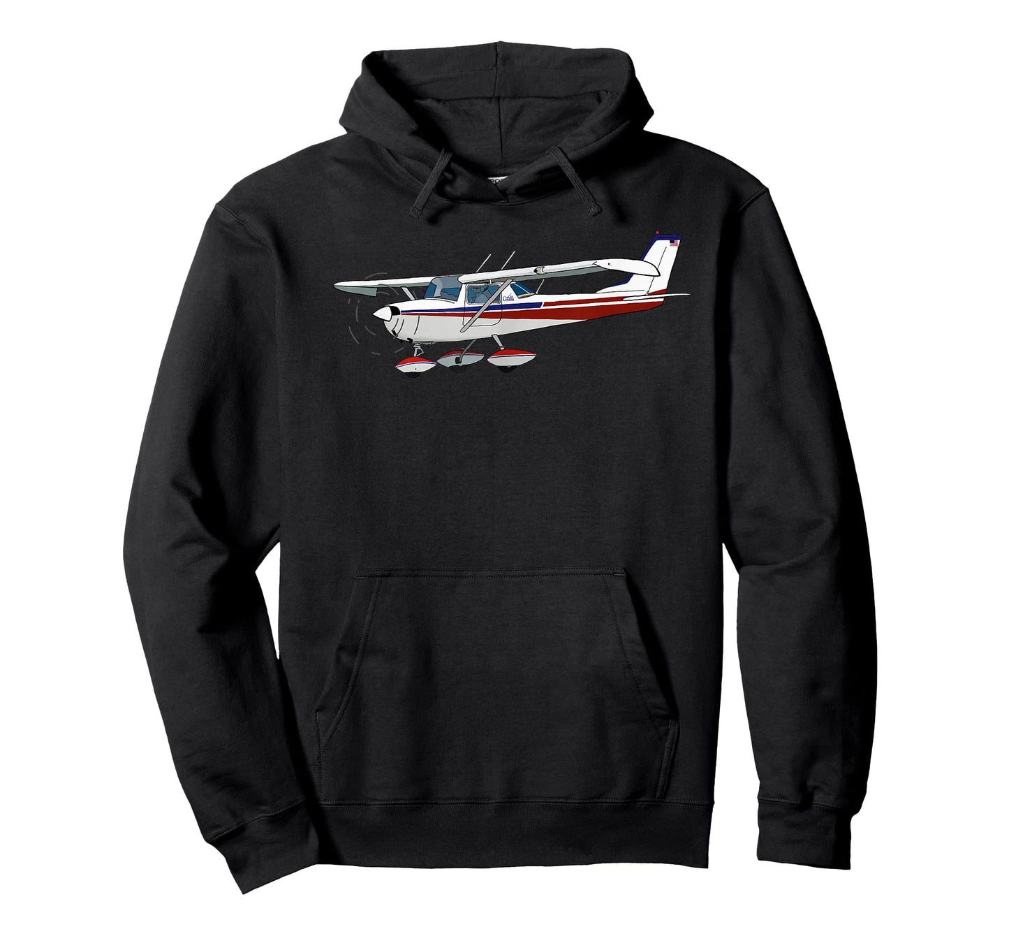 C-172 Skyhawk Airplane Illustration Aviation Pilot Art Tee T-Shirt