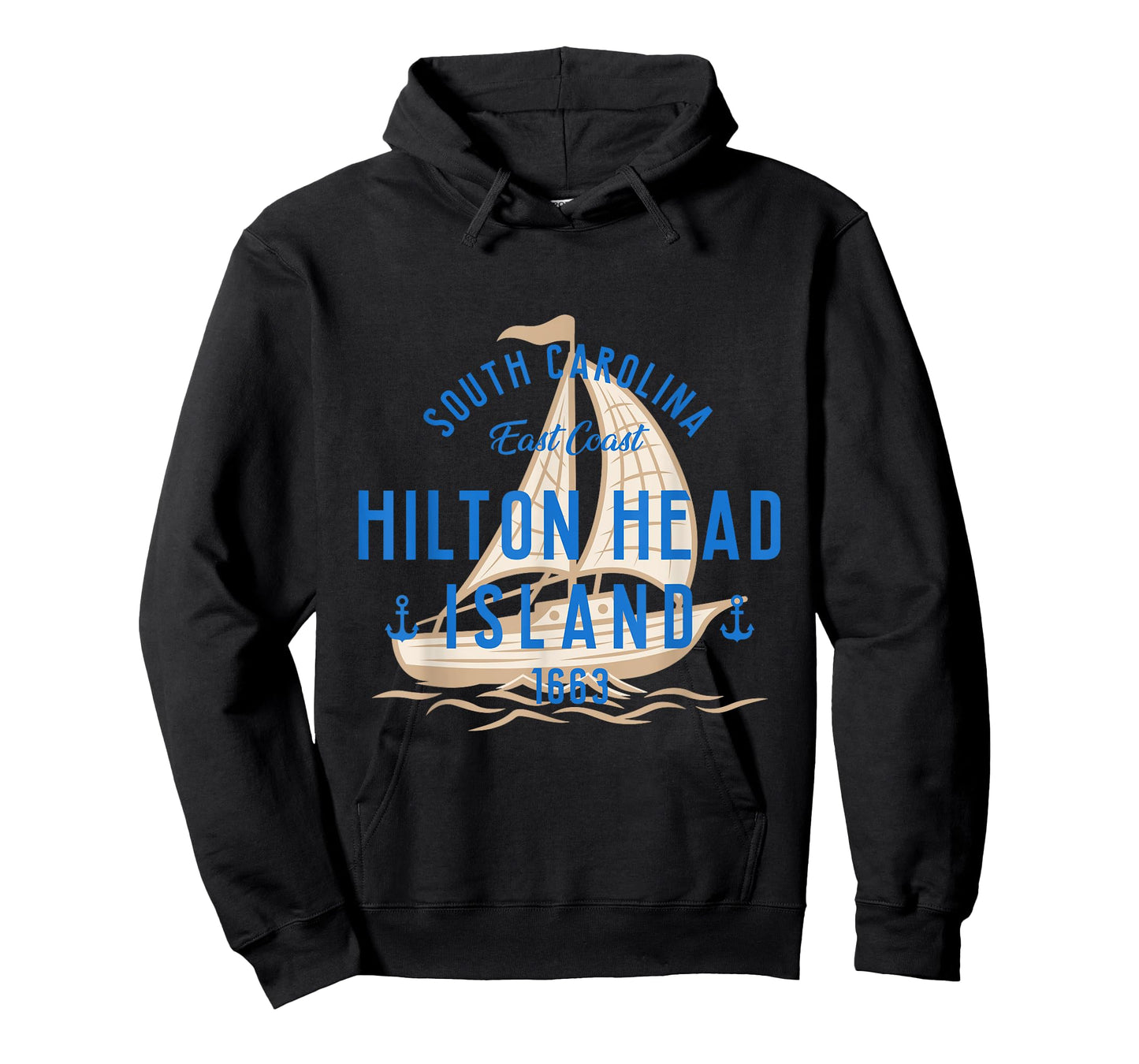 Vintage Sailboat Hilton Head South Carolina Marine Retro T-Shirt