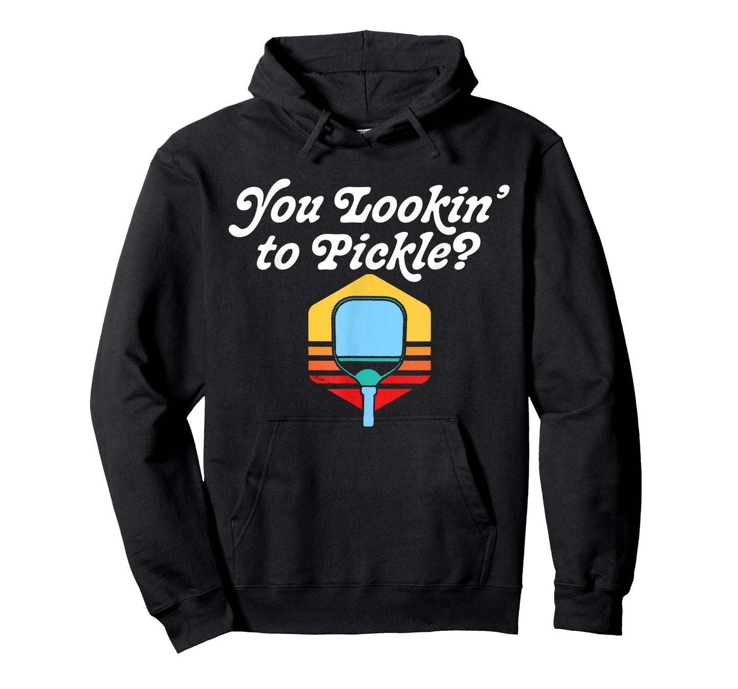 You Lookin' To Pickle? Design Co. Men's Retro Vintage Lover Apparel Black T-Shirt