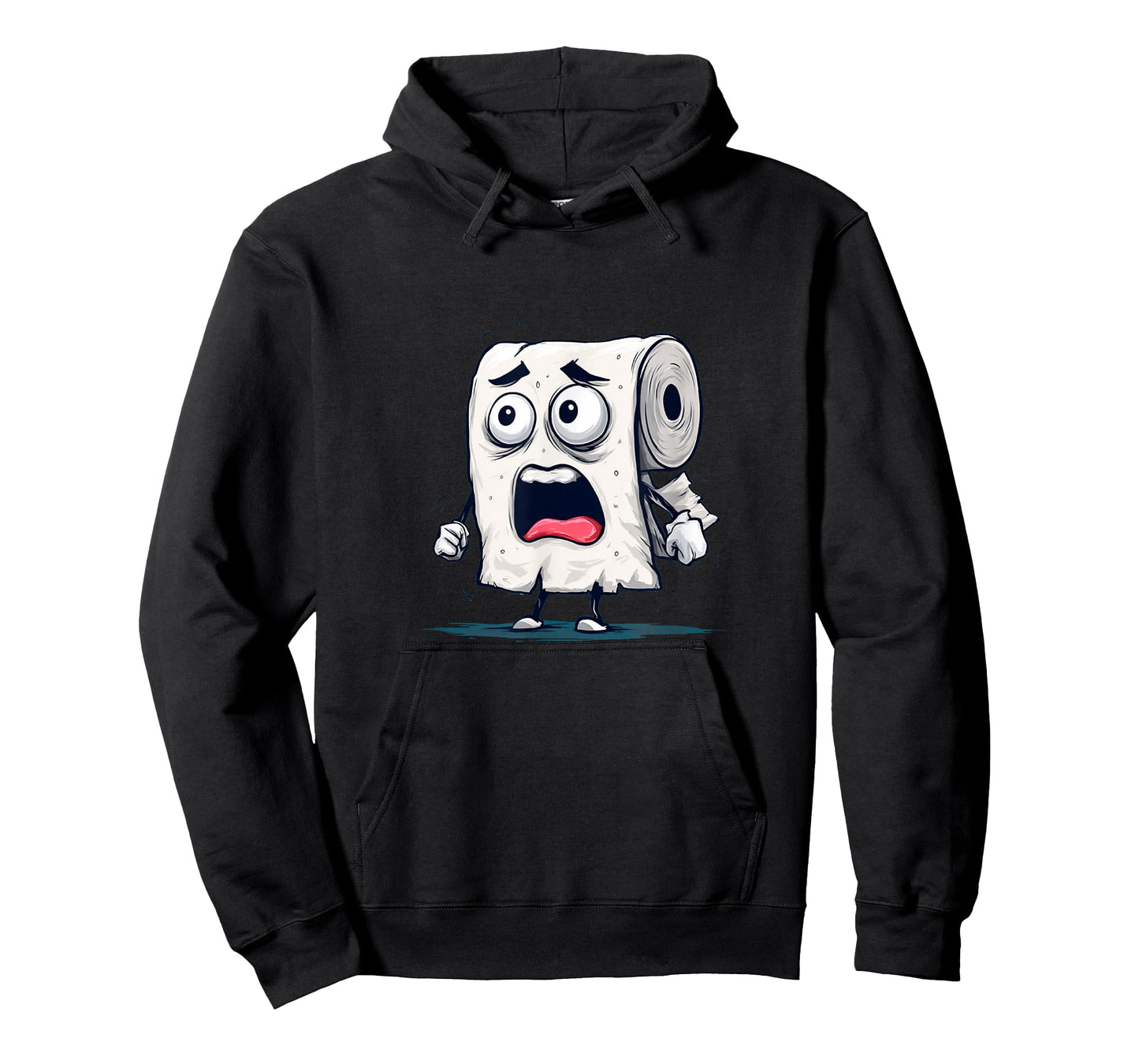 Funny Fearful Toilet Paper for Bathroom Tissue T-Shirt