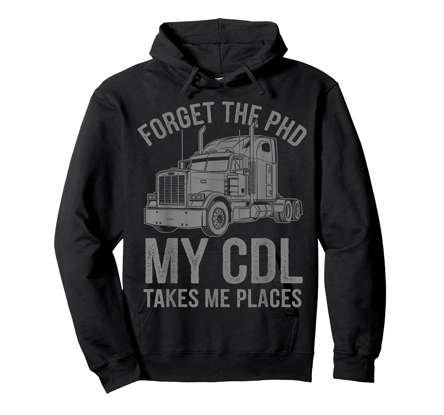Cool CDL Trucker Art for Men Women Trucking CDL Truck Driver T-Shirt