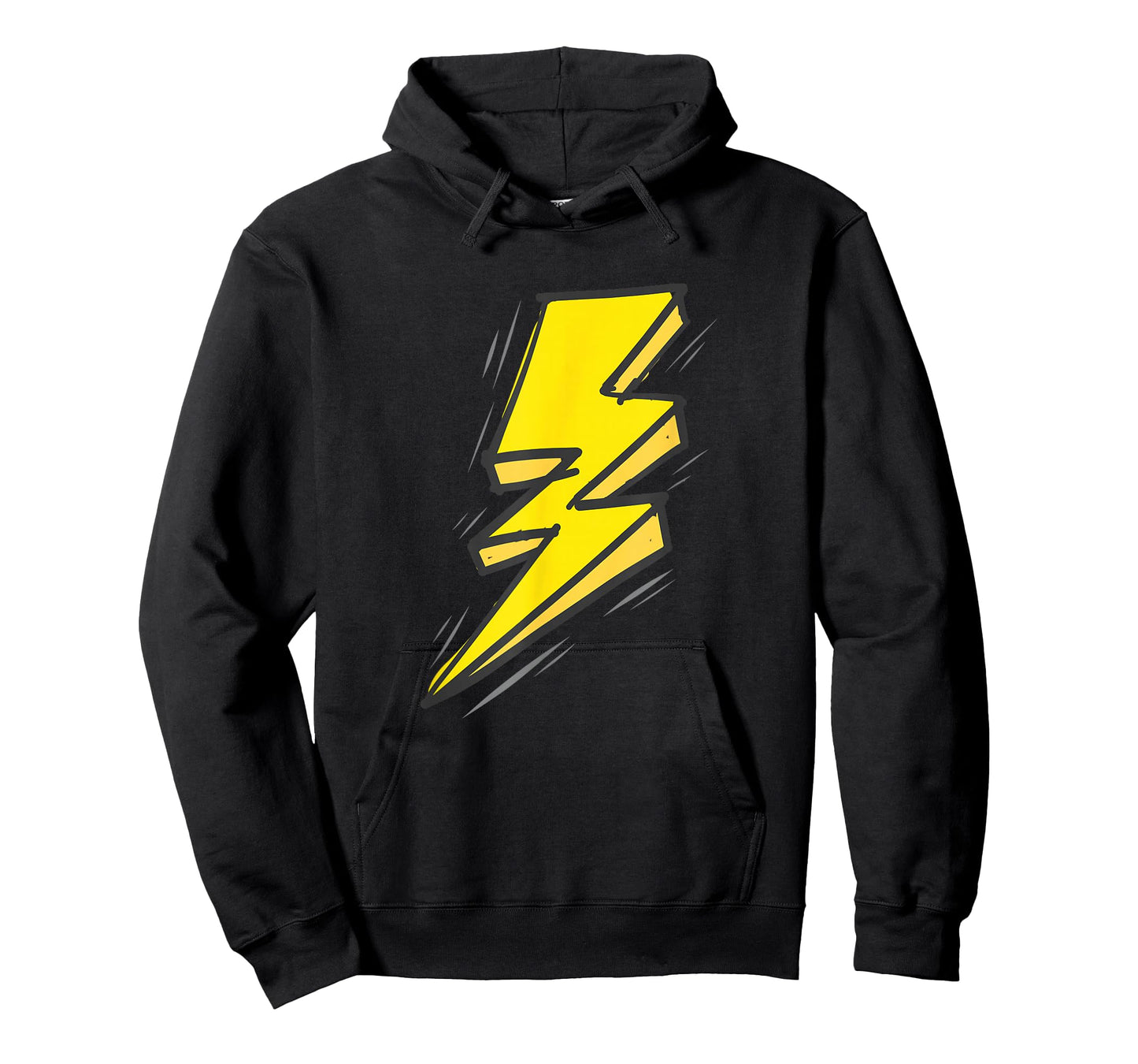 Jagged Yellow Lightning Strike Bolt T-Shirt T-Shirt