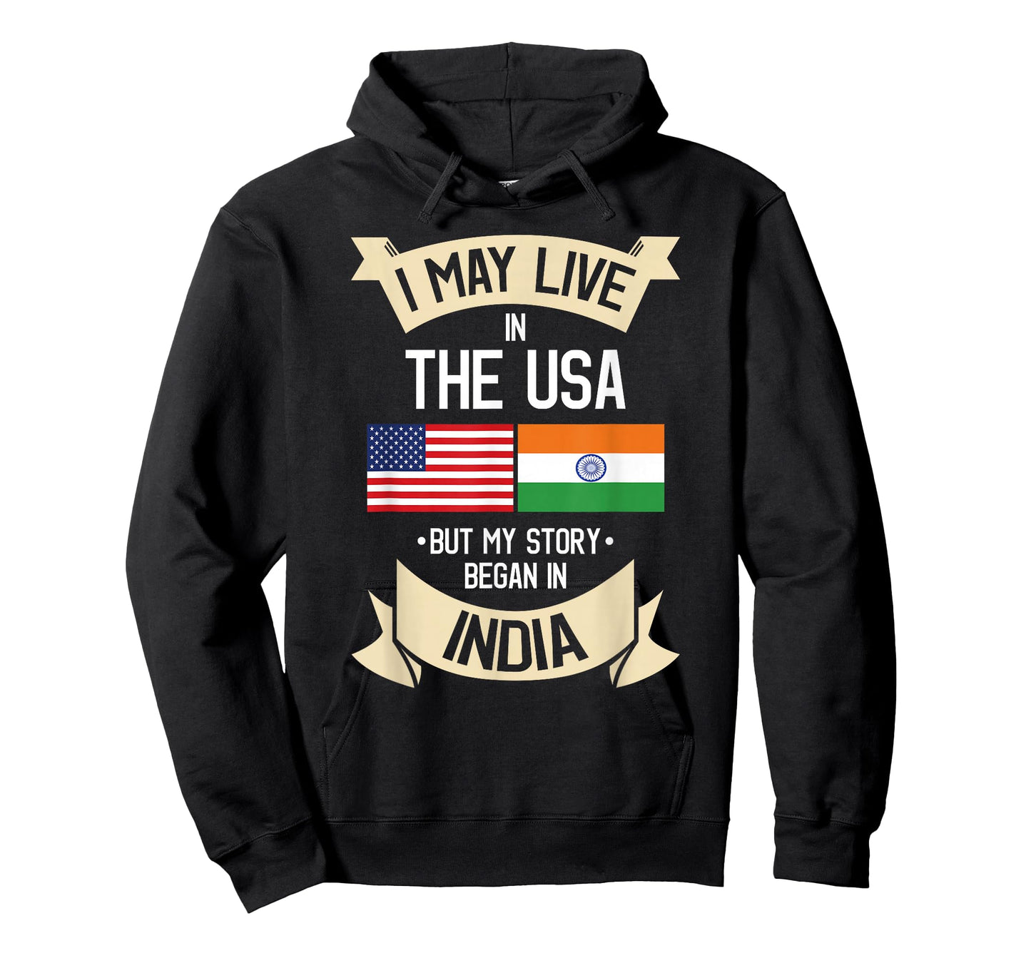 American Flag UAD Indian India Gift Roots T-Shirt T-Shirt