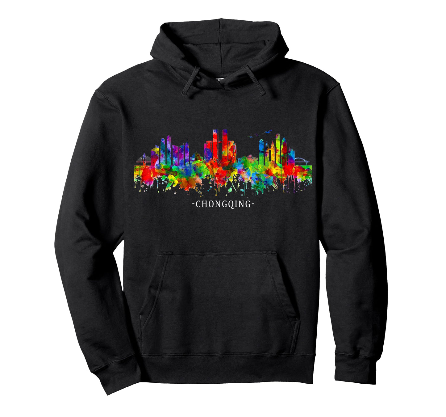 Watercolor Souvenir sky line chongqing china T-Shirt