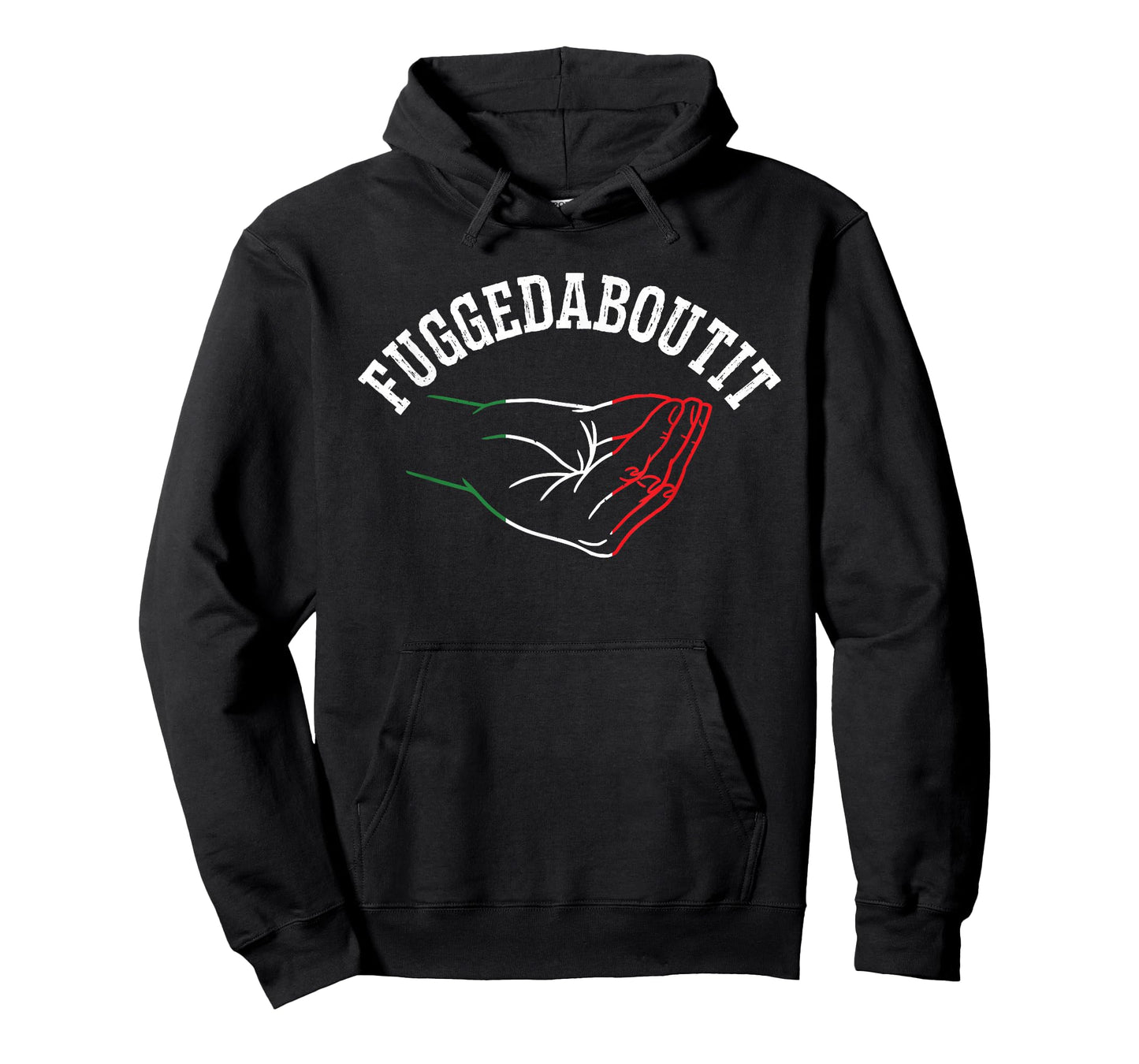 Italy Hand Gesture Geek - Fuggedaboutit Quote Adults Italia T-Shirt