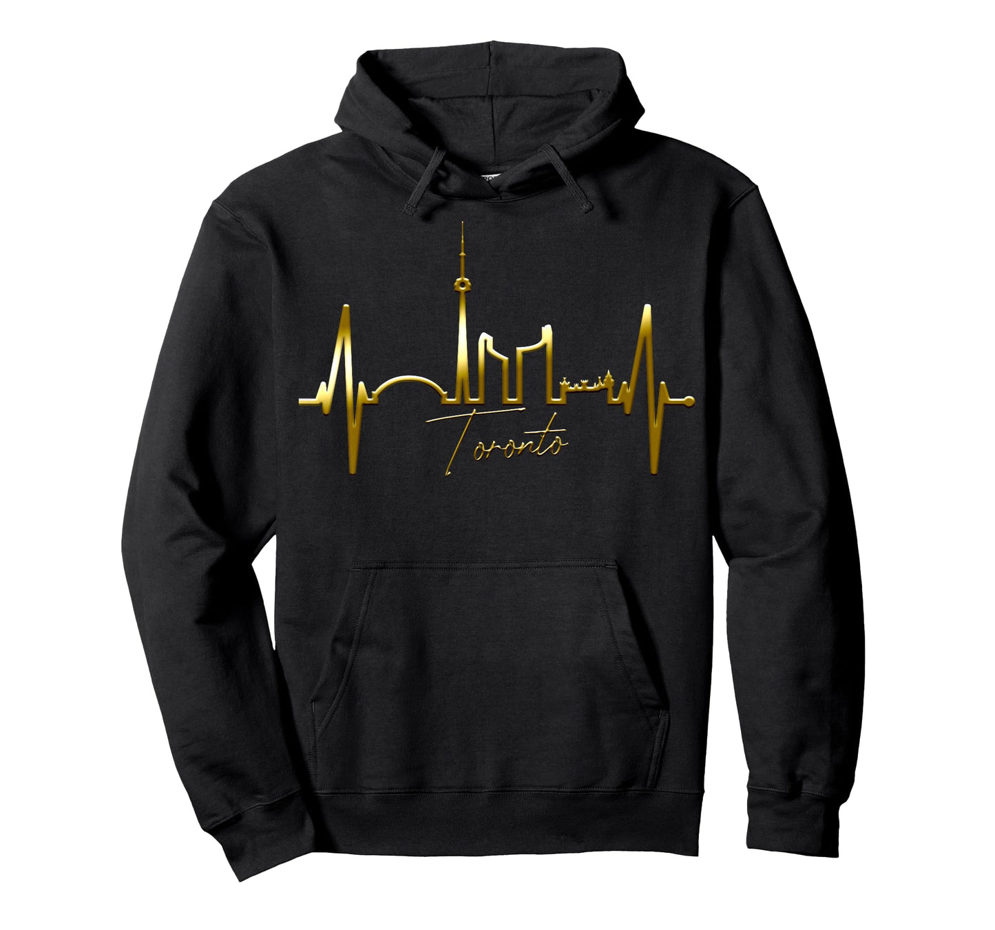 Toronto Skyline Heartbeat Canadian Lover I Love Canada T-Shirt