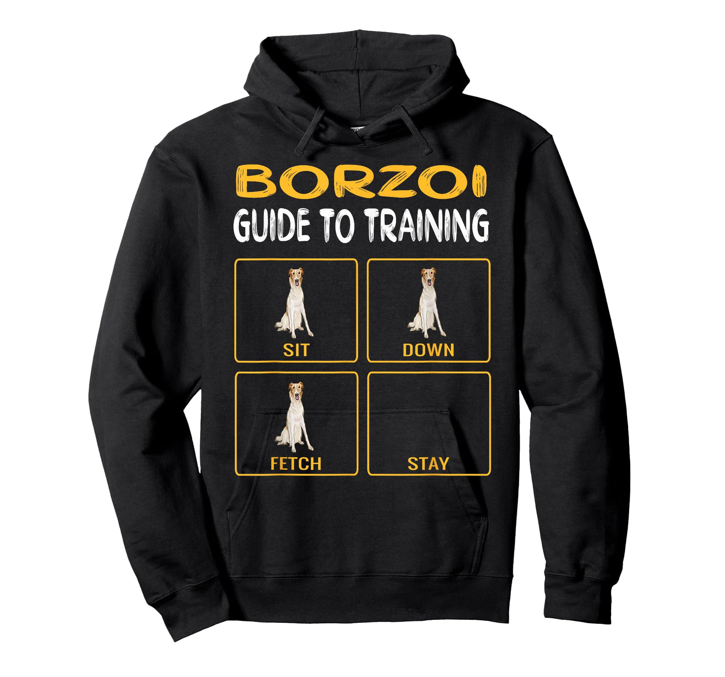Funny Borzoi Guide To Training Dog Obedience T-Shirt