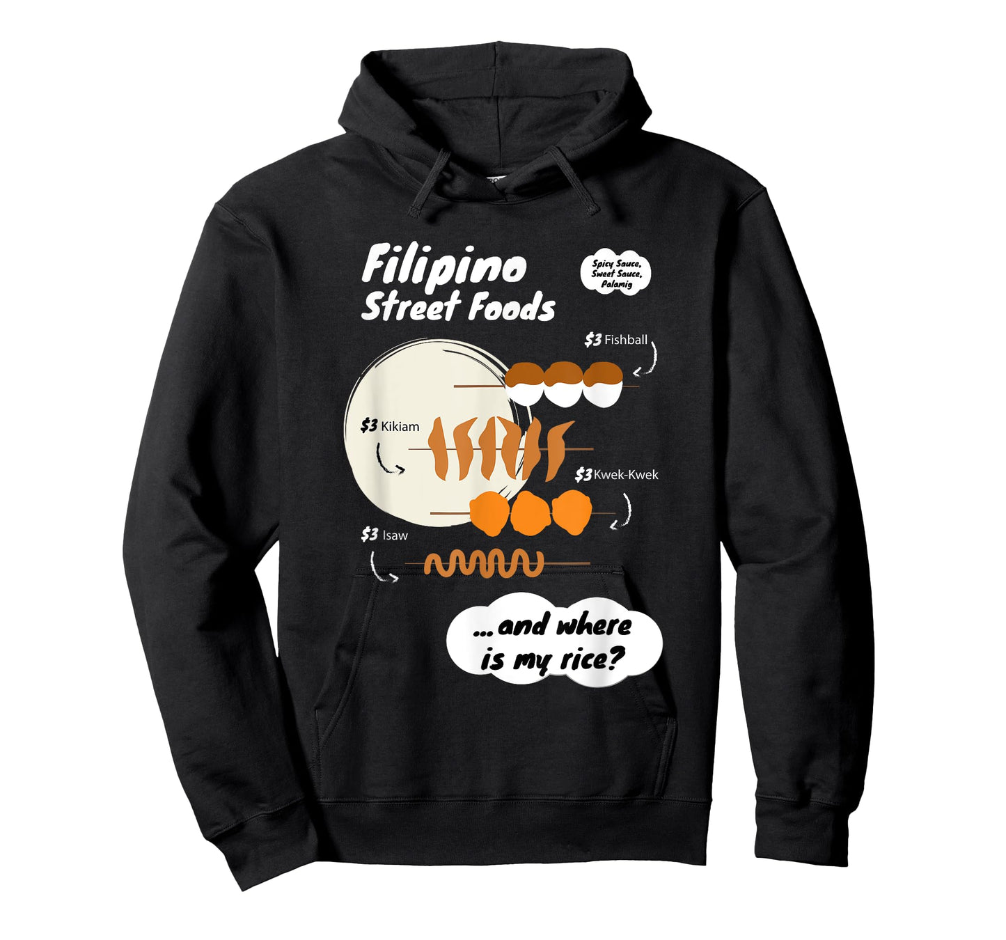 Funny Filipina Filipino Food Menu Rice Philippines T-Shirt