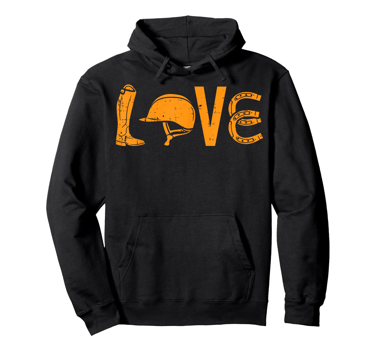 Boots Helmet Horseshoe Love Riding Horse Lover Equestrian T-Shirt