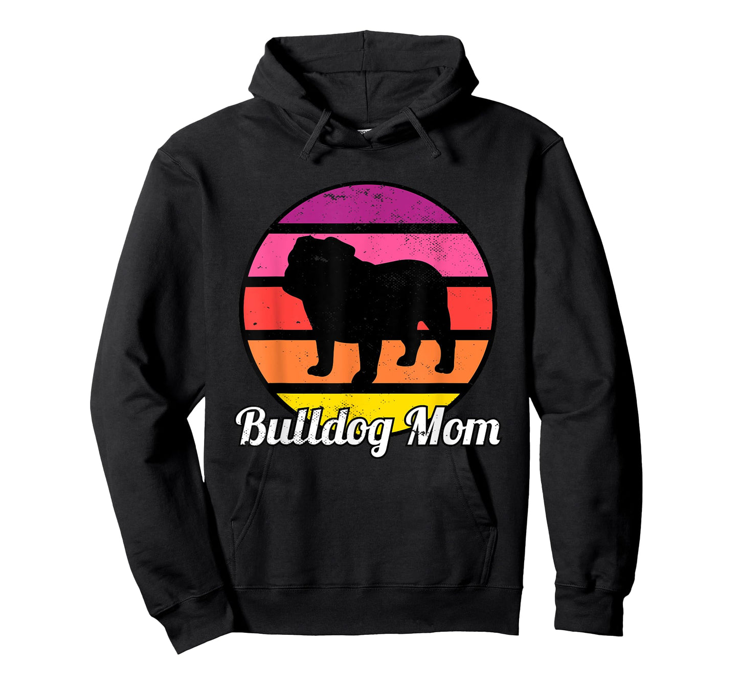 Bulldog Mom I Retro English Bulldog T-Shirt