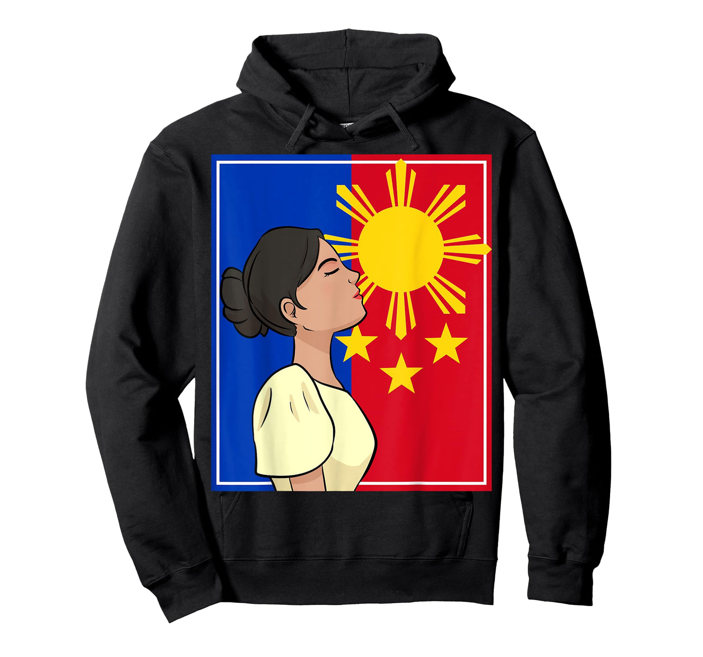 Philippines Pinay Filipina Filipiniana Filipino Flag Woman T-Shirt