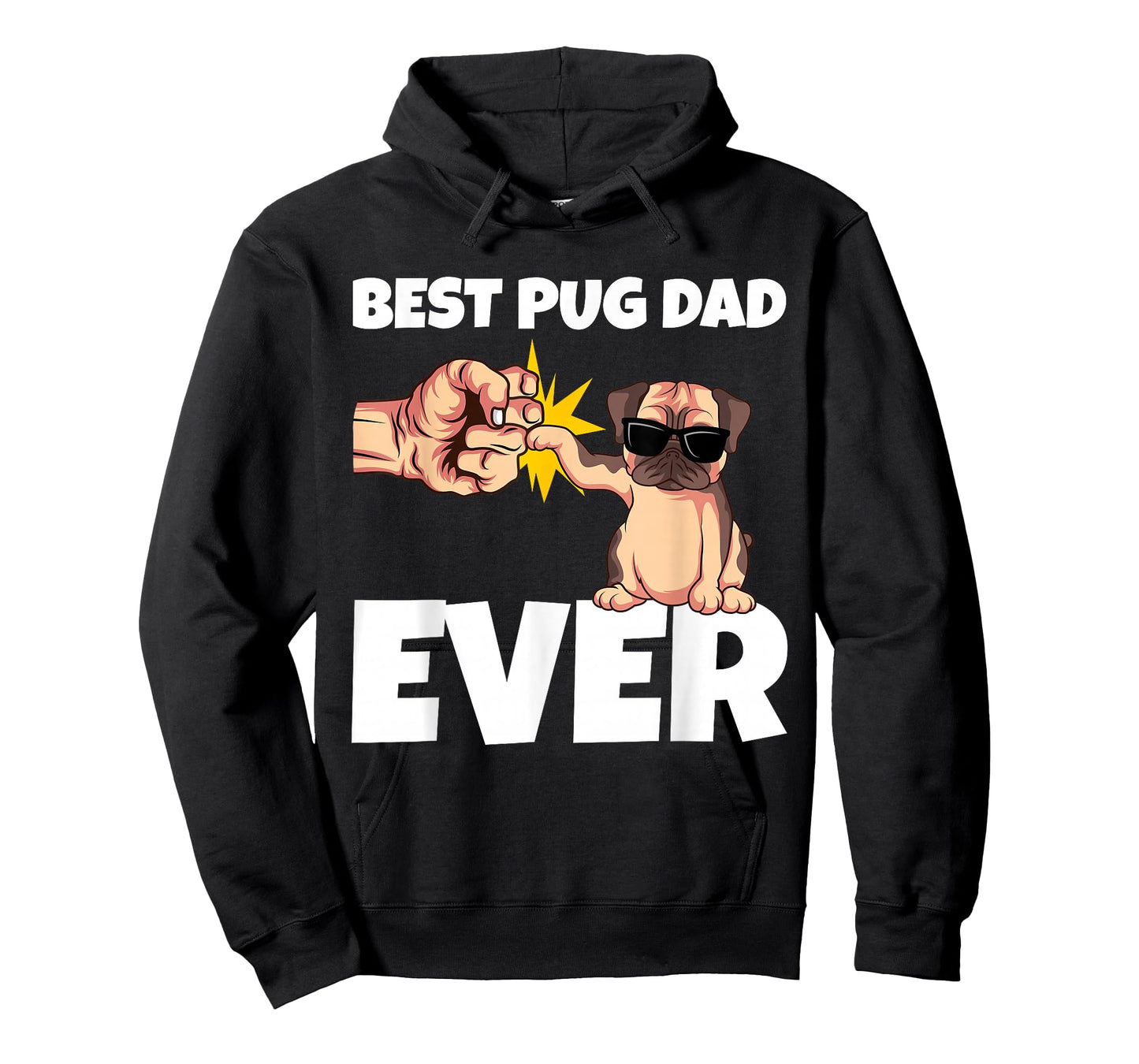Best Pug Dad Ever Funny Pug Dog Gift T-Shirt