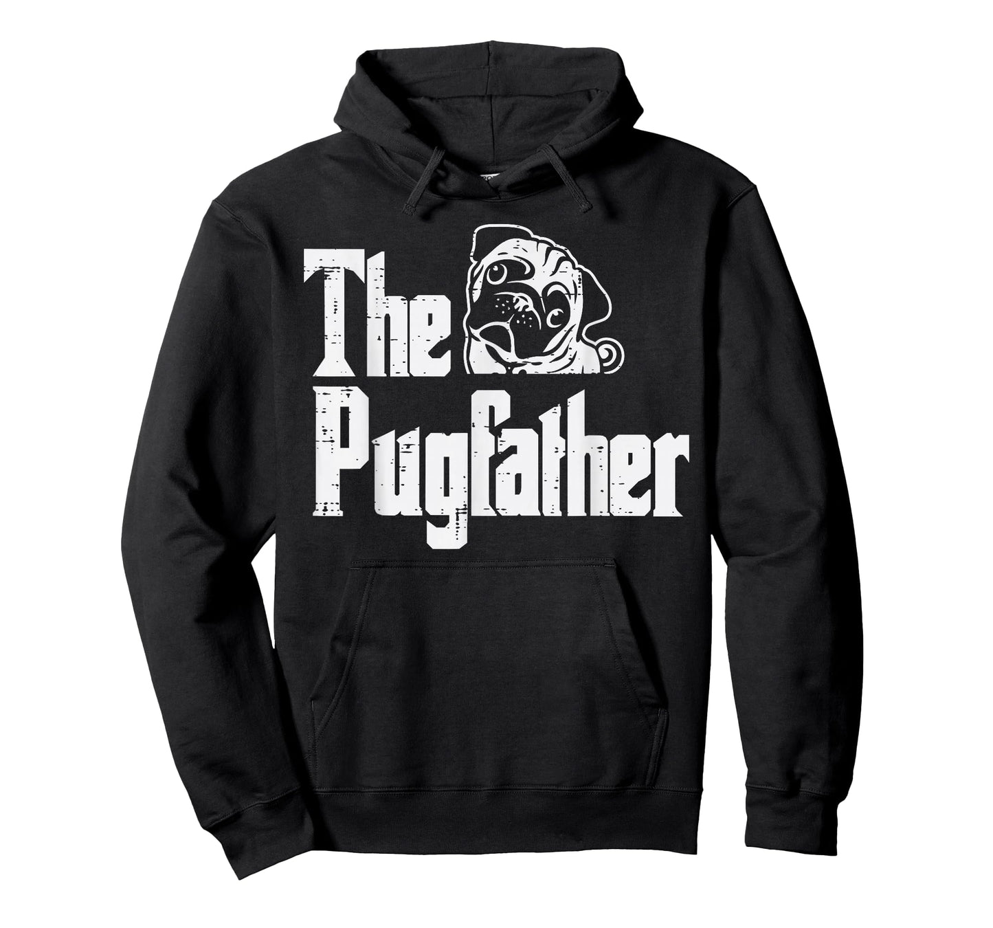 Fathers Day The Pug Father Pug Daddy Papa Fur Dad Dog Owner T-Shirt