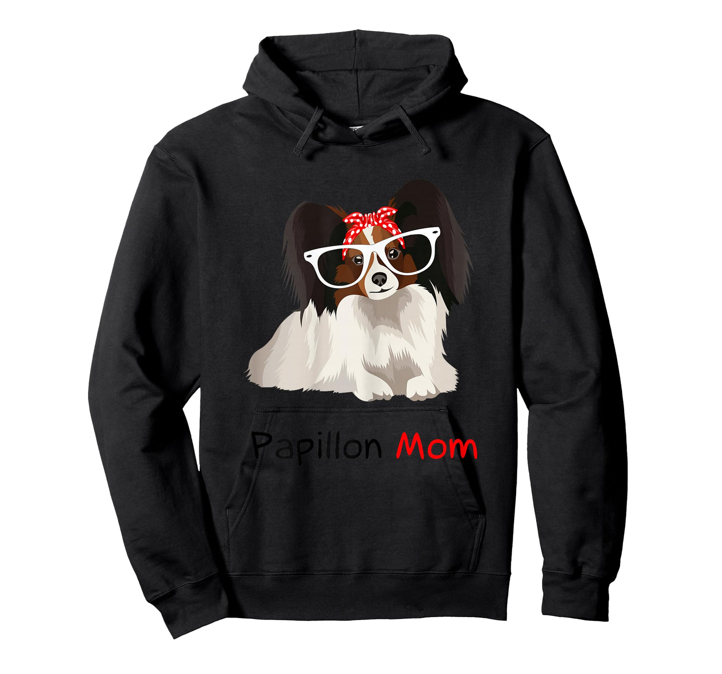 Papillon Mom Bandana Womens Papillon Dog T-Shirt