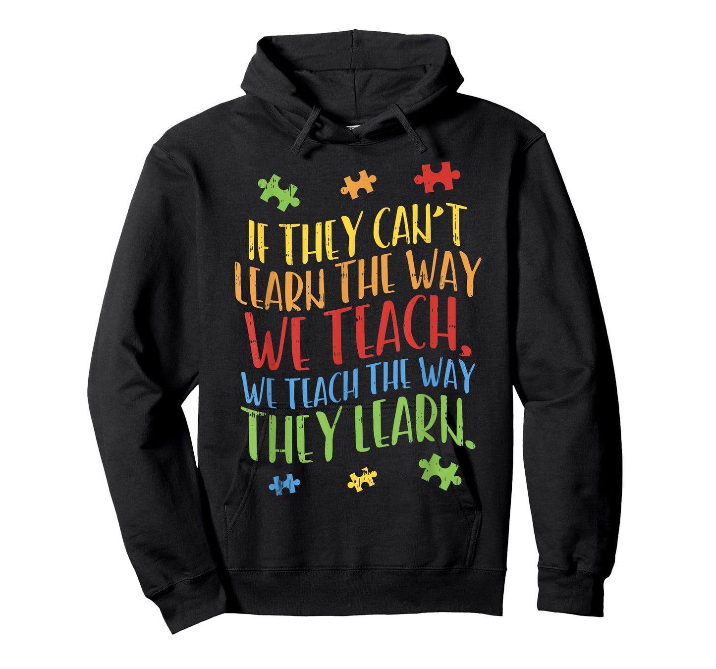 Autism Awareness Teacher Shirt Autistic Teach Learn Gift T-Shirt