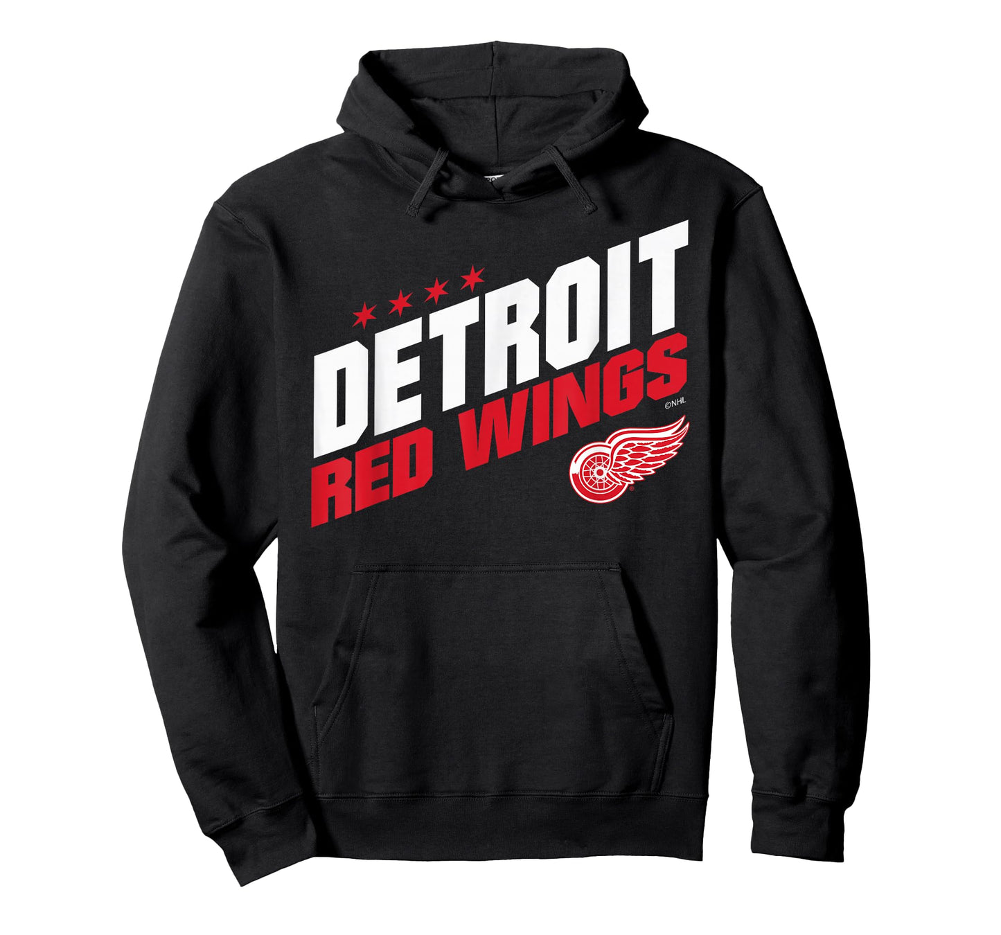 Detroit Red Wings Fuel Black Officially Licensed T-Shirt