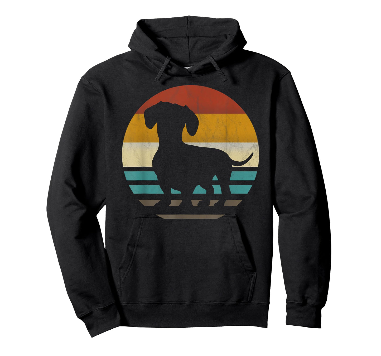 Dachshund Dachshund Silhouette Dog retro gift T-Shirt