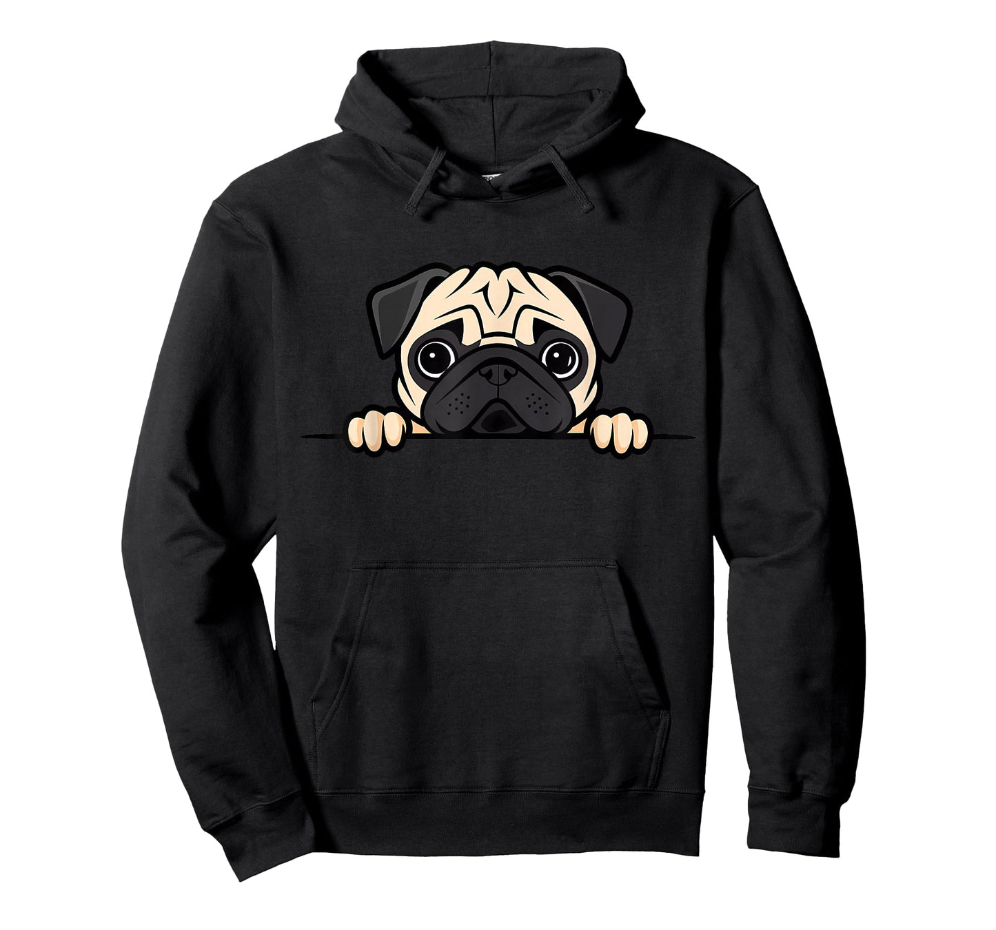 Cute Pug Funny Peeking Pocket Puppy Dog Lover Men Women Kids T-Shirt