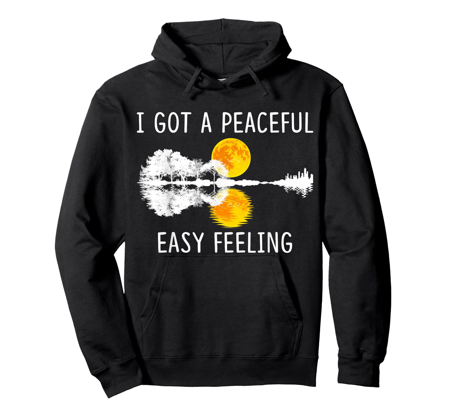 I Got An Easy Peaceful Feeling Tshirt Guitar Lake Shadow T-Shirt