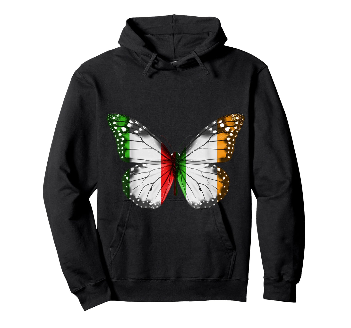 Italian Irish Flag Butterfly T-Shirt