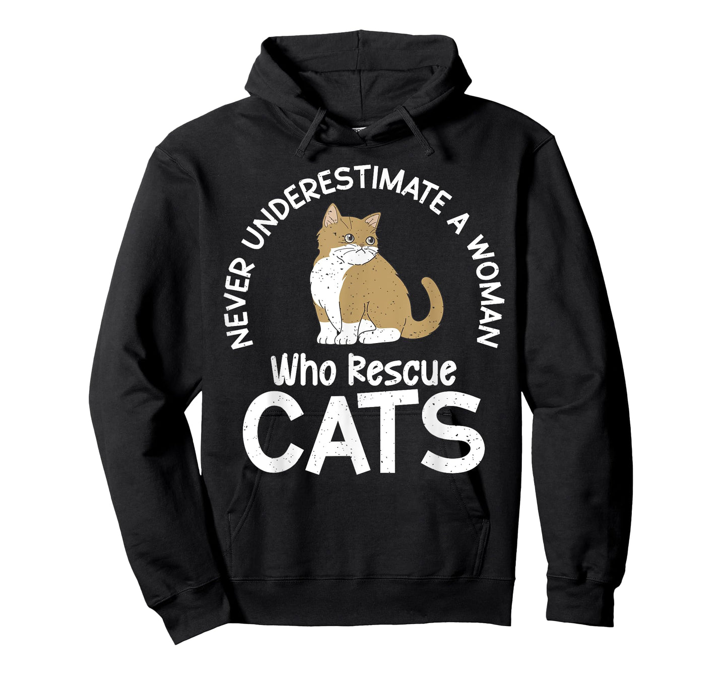 Never underestimate a Woman who Rescue Cats Rescue T-Shirt