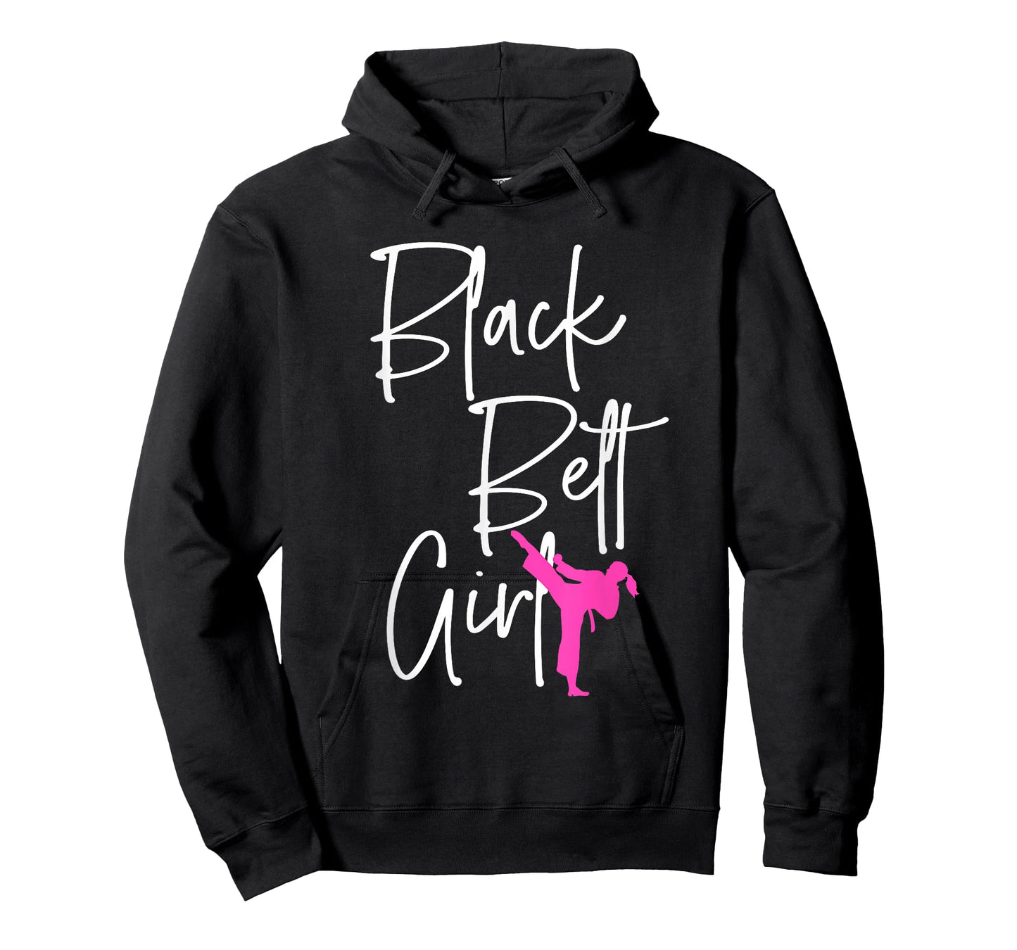 Black Belt Girl Karate Jiu Jitsu Taekwondo Martial Arts Gift T-Shirt