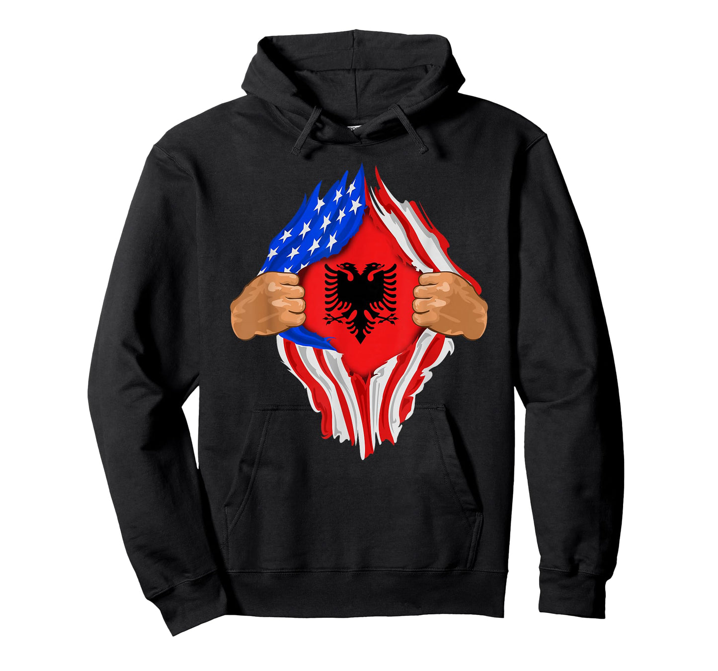 Albanian Blood Inside Me T-Shirt | Albania Flag Gift T-Shirt