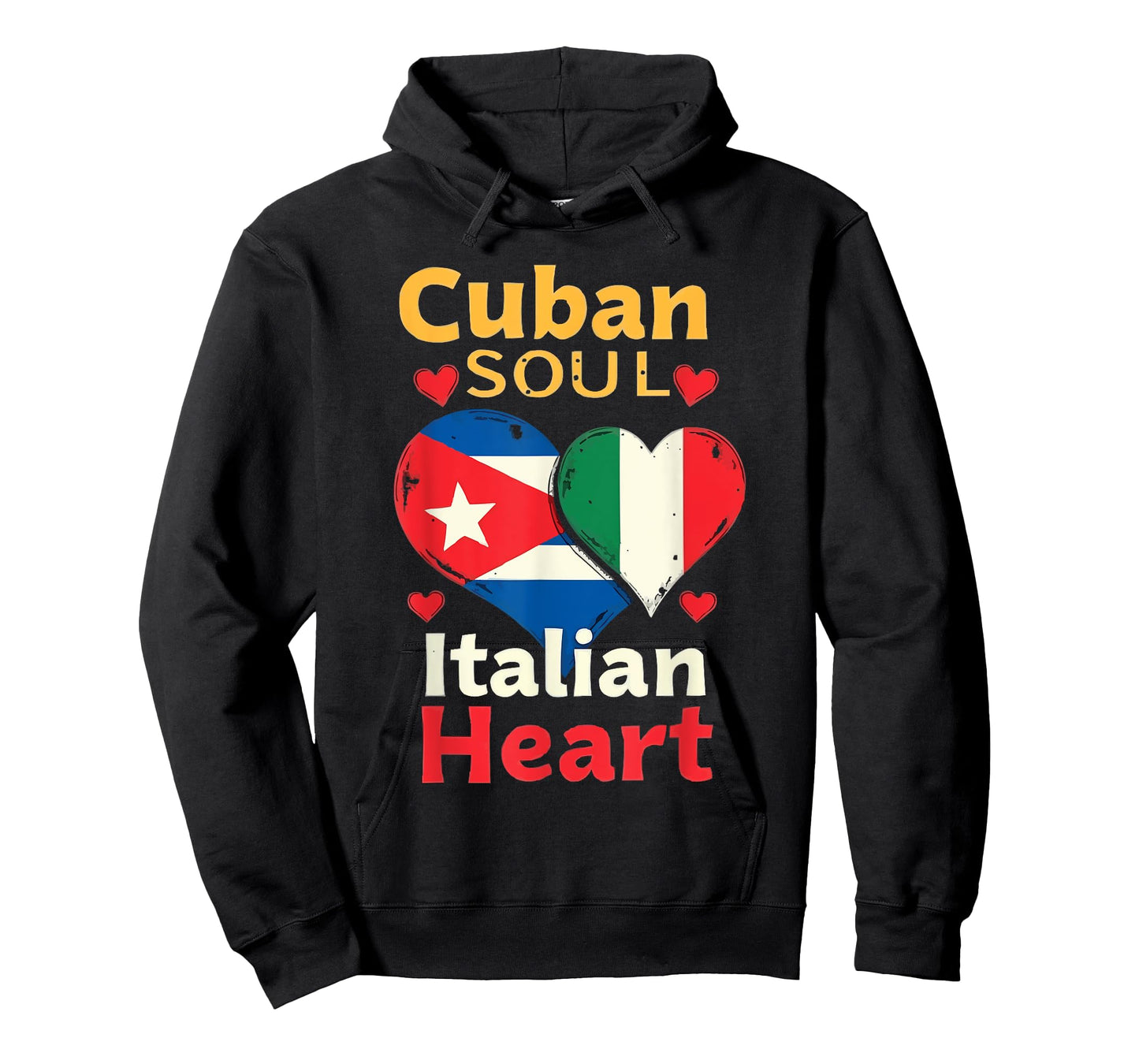 Half Cuban Half Italian Country Italy Flag Cuba T-Shirt