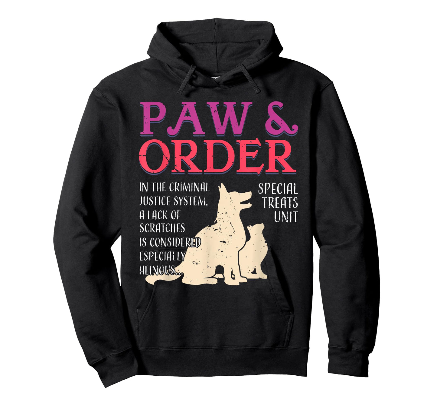 Paw and Order Special Feline Unit Pets Training Dog Cat Men Women T-Shirt
