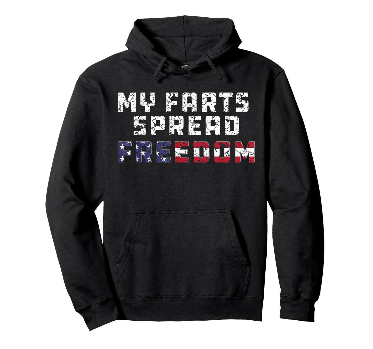 My Farts Spread Freedom Redneck Country Joke USA Flag Humor T-Shirt