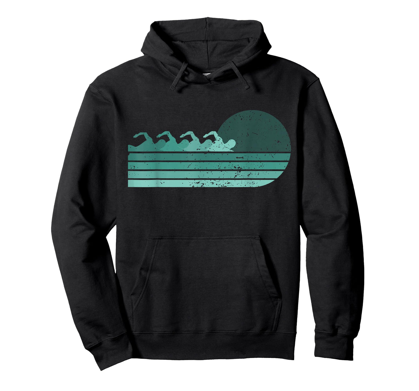 Funny Retro Swimming Swimmer Sports Coach Athlete T-Shirt