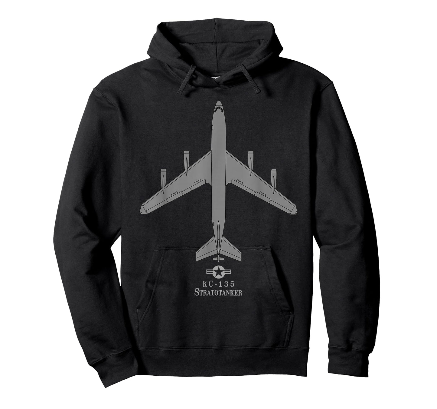 KC-135 Stratotanker Tech Drawing Military Airplane T-shirt T-Shirt