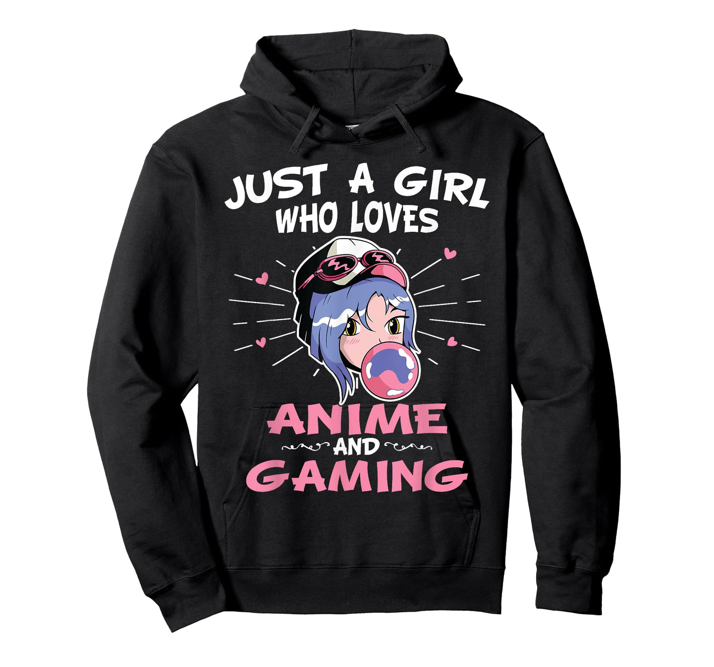 Just A Girl Who Loves Anime And Gaming Manga Animation T-Shirt