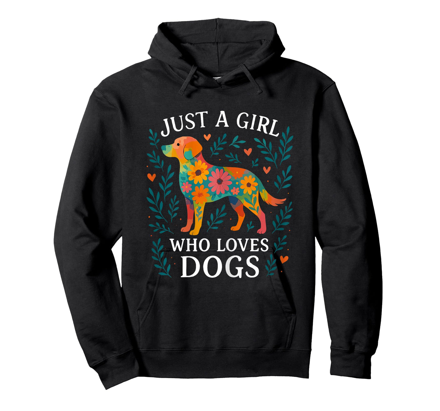 Cute Dog Just A Girl Who Loves Dogs T-Shirt