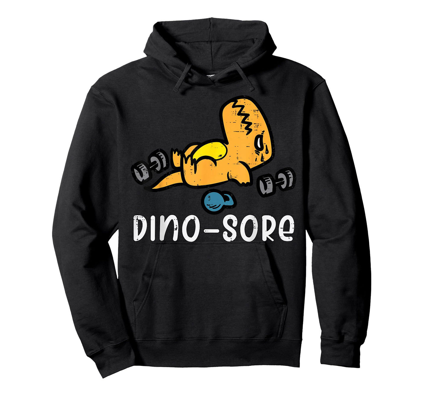 Gym Workout Dino Sore Exercise Fitness Boys Kids Women Men T-Shirt