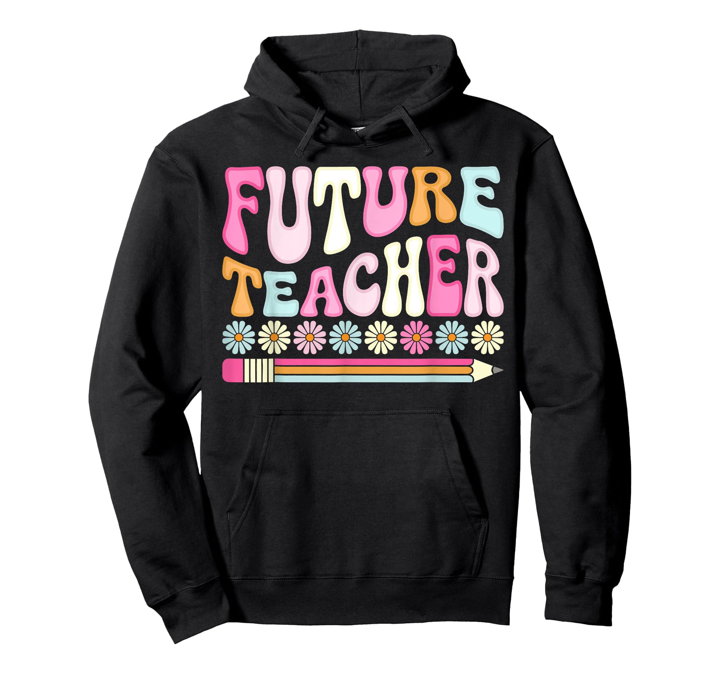 Groovy Future Teacher Student Graduation Teacher In Progress T-Shirt