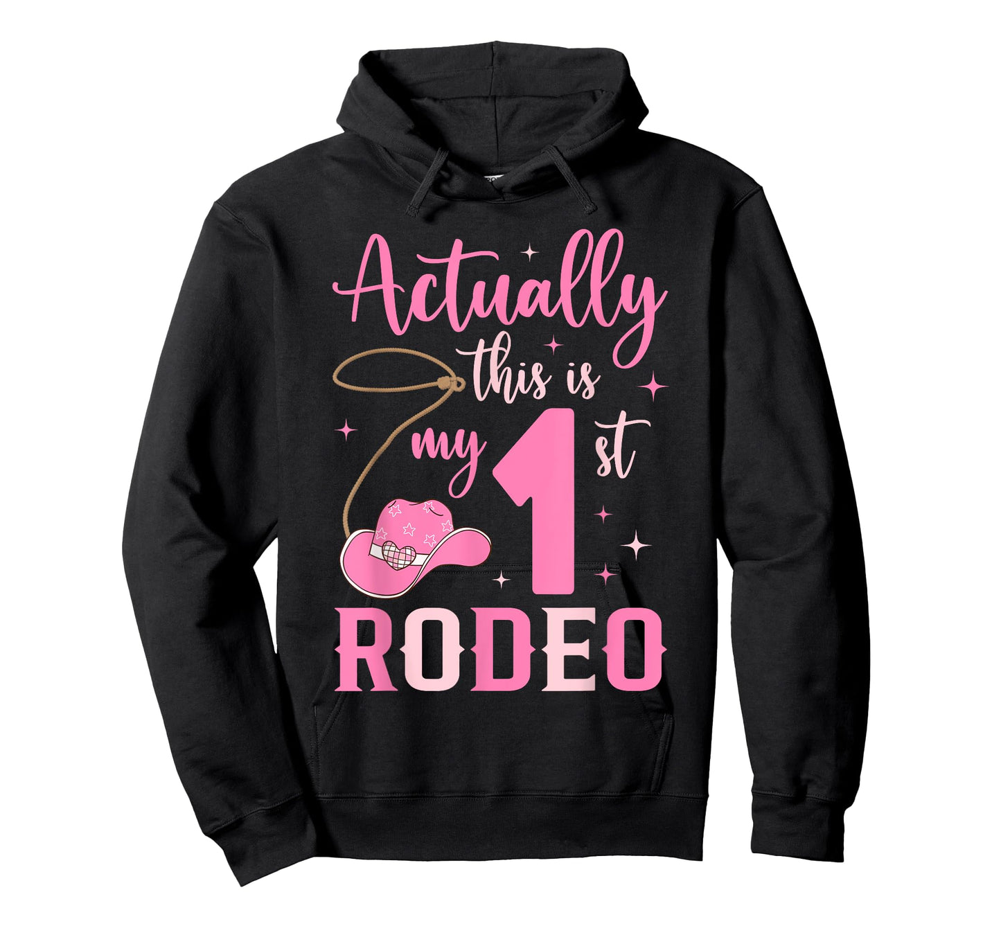 This Is My First Rodeo 1st Birthday Cowgirl Girls Kids T-Shirt