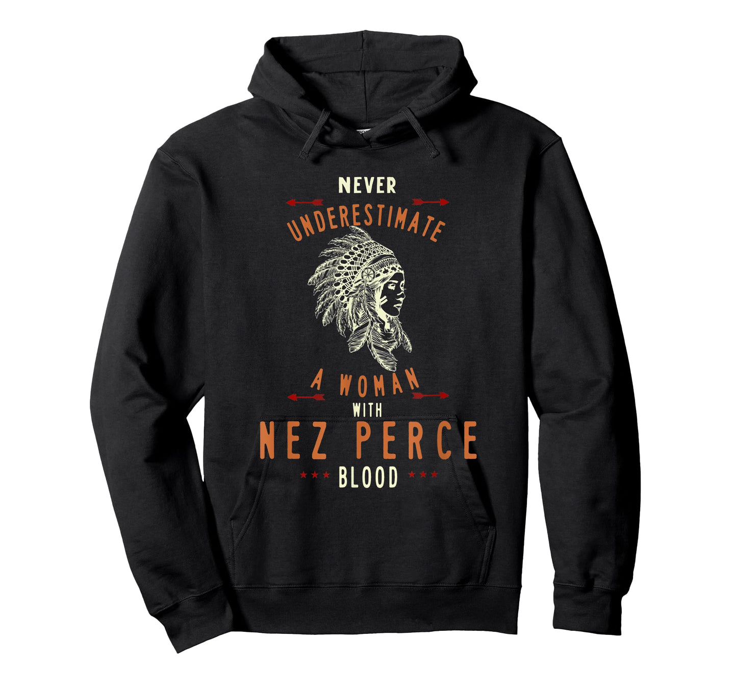 Nez Perce Native American Indian Woman Never Underestimate T-Shirt