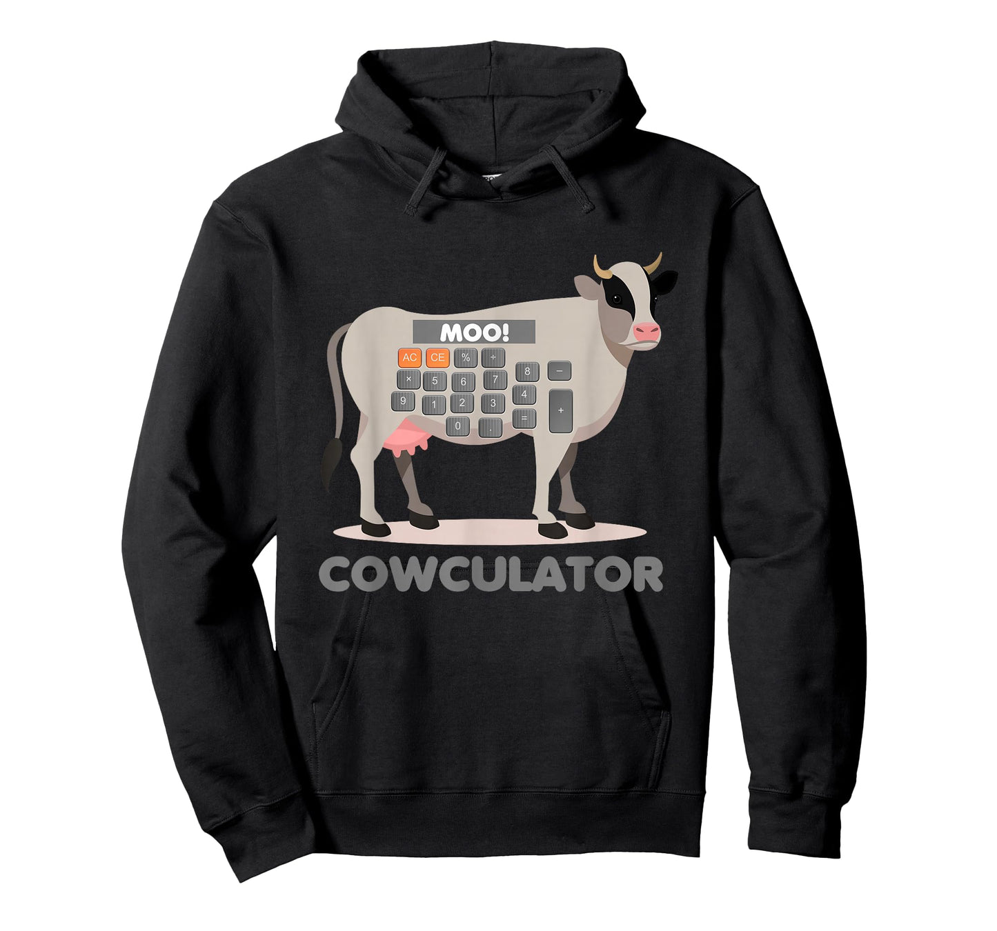 Algebra Maths Calculator Funny Problem Solver Cow T-Shirt