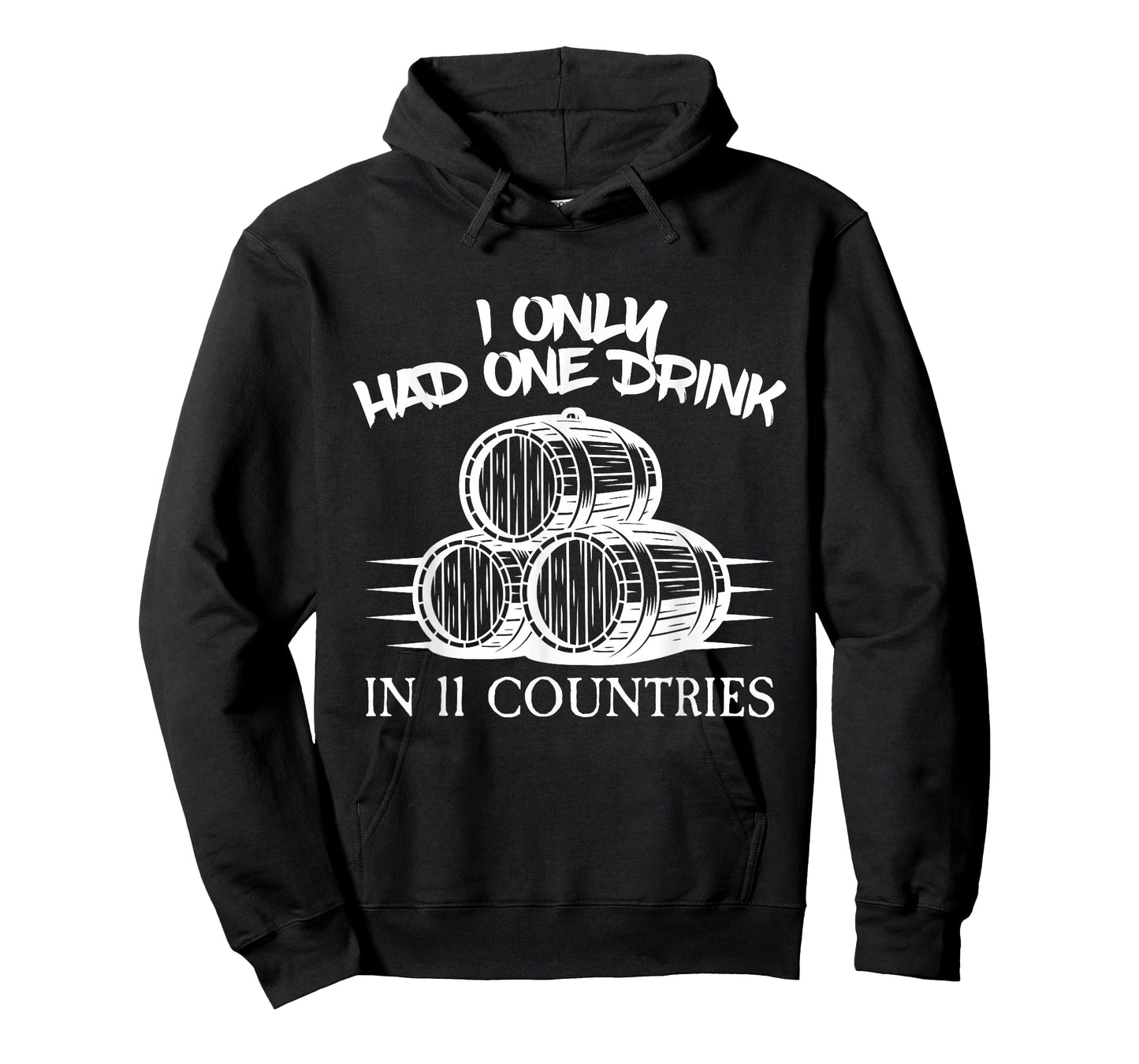 Drinking Around the World Adult Vacation Showcase 11 Country T-Shirt