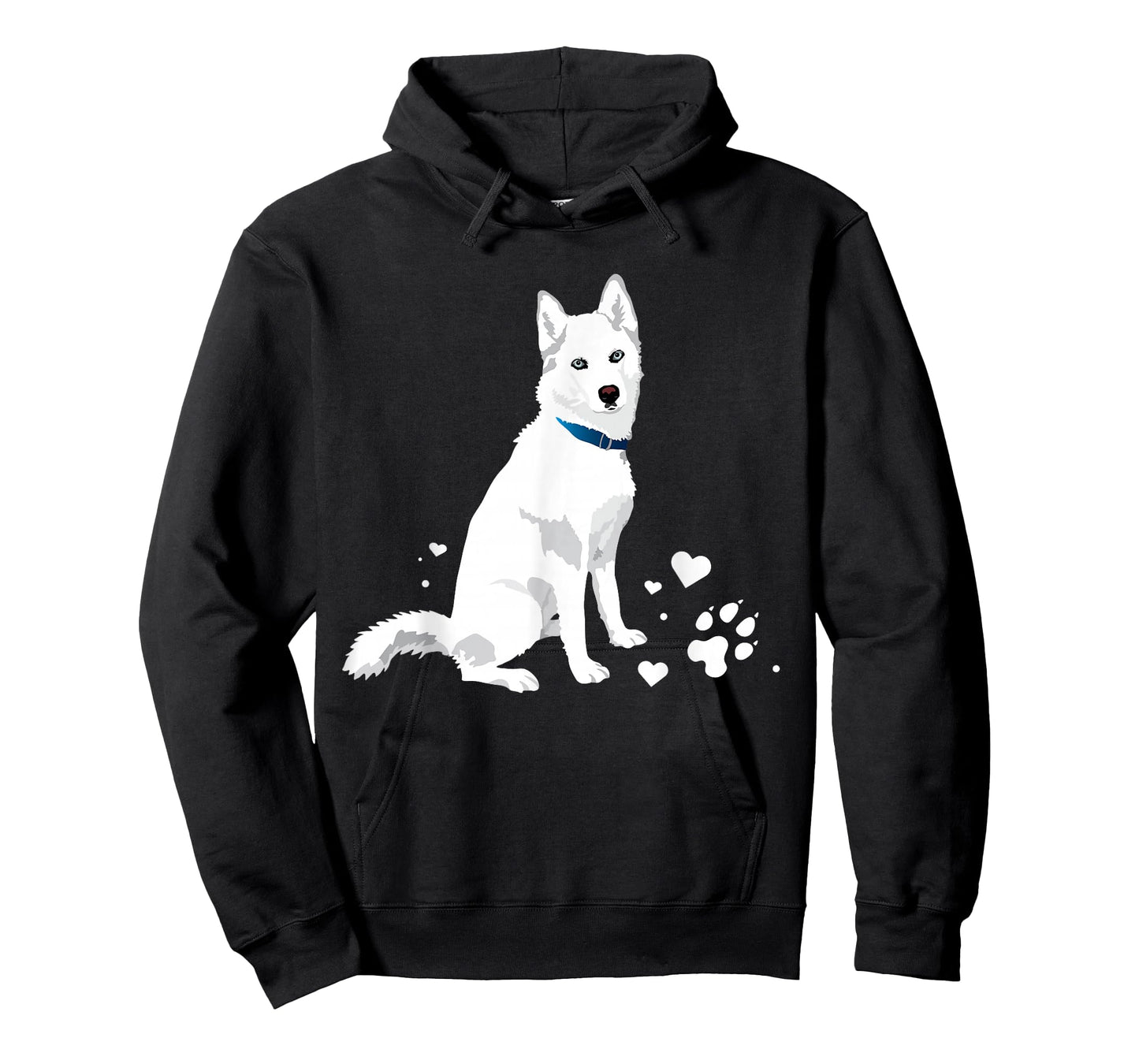 Cute White Siberian Husky - Sweet White Snow Dog T-Shirt