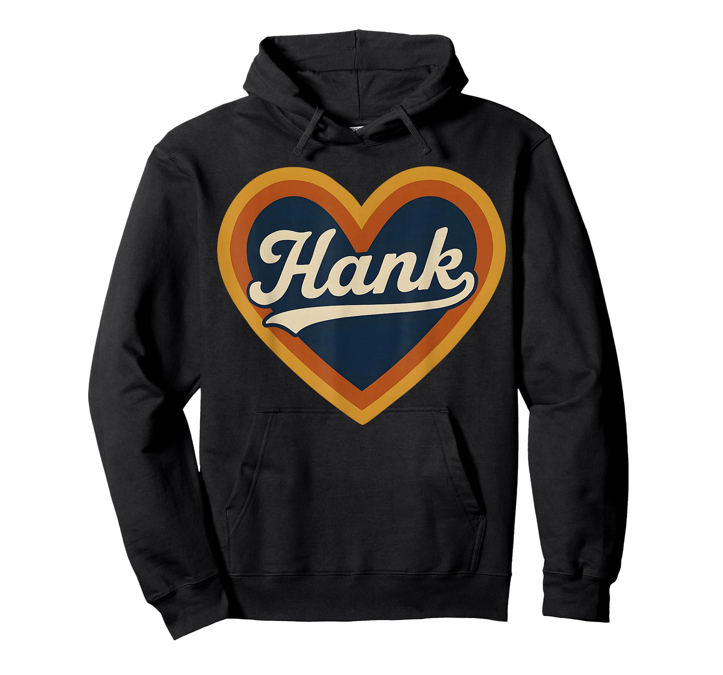 Hank Retro Heart Country Music Design Gift For Men Women Kid T-Shirt